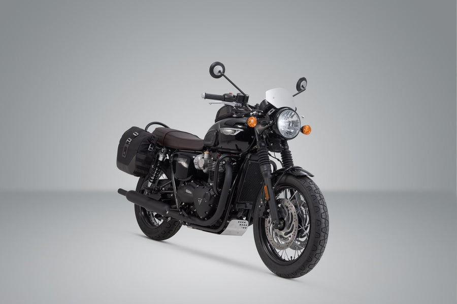 Triumph Bonneville 1200 T 120 Black [2022-2026] - Legend Gear LC2 Side Bag System Brown Edition – Image 2