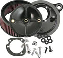 Harley-Davidson FXDBB 1690 Dyna Street Bob Special [2014-2015, 2015] - Mini Teardrop Stealth Luftfiltersatz – Oberfläche: Silber – Bild 12
