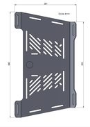 Honda XL 1000 V Varadero [2007-2011] - Luggage bridge extension-2