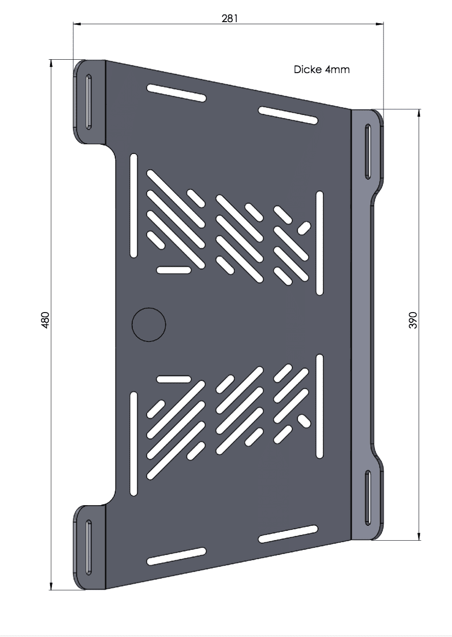 Honda CRF 1000 L Africa TW [2018-2019] - Luggage bridge extension