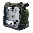 BMW R 1150 GS [1999-2004] - Iconic side bag in canvas 40L - 50L + aluminum plate