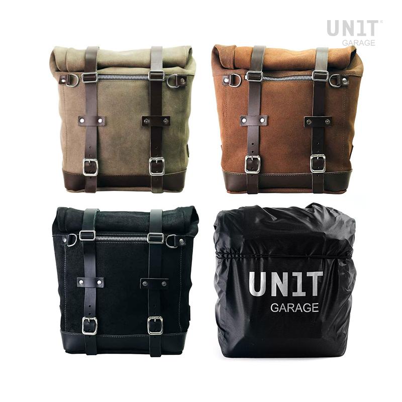 BMW R nineT 1200 Roadster [2014-2023] - Seitentasche Scram aus Spaltleder 22L-30L