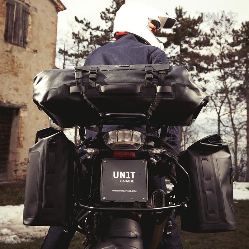 BMW R nineT 1200 Racer [2017-2020] - Khali Seitentasche aus TPU 35L - 45L + Aluminiumplatte