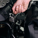 BMW R nineT 1200 Roadster [2014-2023] - Khali Seitentasche aus TPU 35L - 45L + Aluminiumplatte auf der Schalldämpferseite