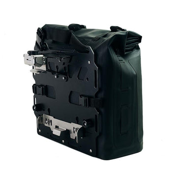 BMW R 1200 GS ADV LC [2014-2018] - Khali Seitentasche aus TPU 35L - 45L + Aluminiumplatte auf der Schalldämpferseite