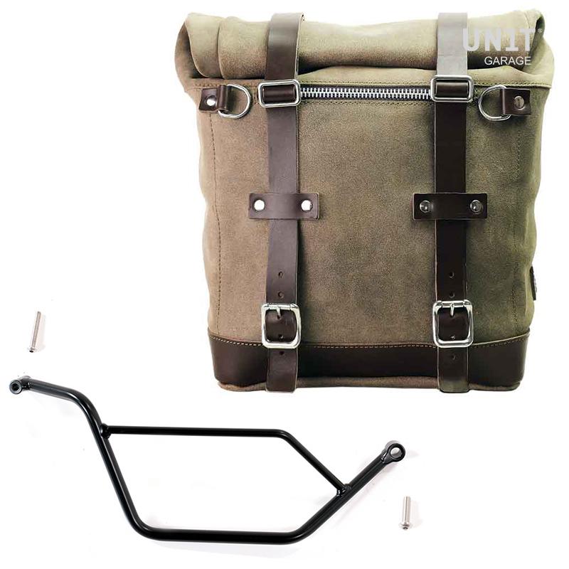 BMW R 1150 GS Adventure [2002-2006] - Side case Scram split leather 22L-30L + right subframe Bmw GS 850/1100/1150 + ADV