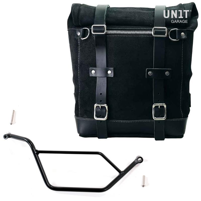 BMW R 1150 GS Adventure [2002-2006] - Side case Scram split leather 22L-30L + right subframe Bmw GS 850/1100/1150 + ADV