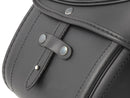Motorcycle bag [Hepco & Becker] - Leather Buffalo black left - tube pannier holder