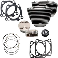 Harley-Davidson FLHFB 1868 Electra Glide Highway King 114 [2023] - Big Bore Zylindersatz – Oberfläche: Pulverbeschichtet, Gefräste Lamellen, Wrinkle Black – Art.-Nr. 910-0845A – Bild 6