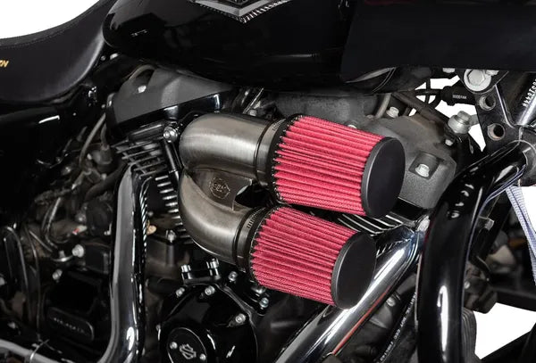 Harley-Davidson FLHTCUTG 1868 Tri Glide Ultra 114 [2025] - Tuned Induction Luftfilterkit – Oberfläche: Silber – Bild 9