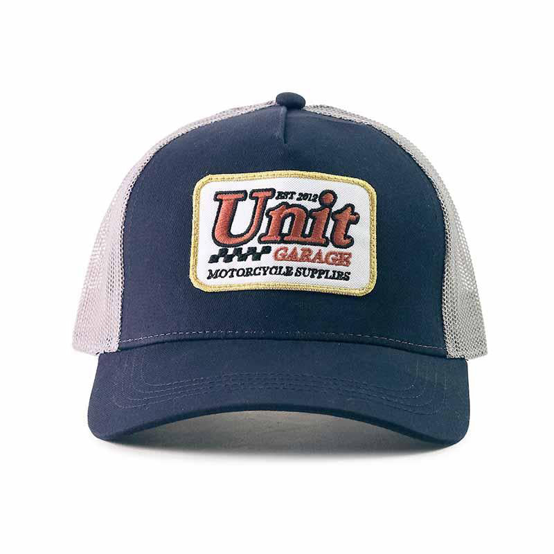 BMW R 850 GS / R 1100 GS / R 1150 GS Adventure [1994-2004] - Trucker-Box-Mütze mit blauem Unitgarage-Logo