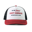 BMW R nineT 1200 Scrambler [2016-2023] - Vintage Unitgarage Trucker Hut weiß/rot
