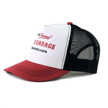 BMW R 120 G/S [2004-2012] - Unit Garage Vintage Trucker Cap Weiß/Rot
