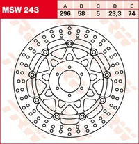 Honda CB 600 F Hornet ABS Pc41 [2012-2013] - Bremsscheibe – Bild 6