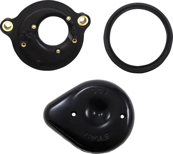 Harley-Davidson FLI 1868 Hydra-Glide Revival 114 [2024] - Mini Teardrop Stealth Luftfilter-Kit – Oberfläche: Schwarz – Bild 9