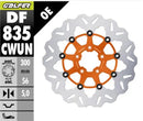Harley-Davidson XL 1200 T Sportster Superlow [2019, 2020] - Floating wave brake disc - Surface: orange, silver, stainless steel - Image 1