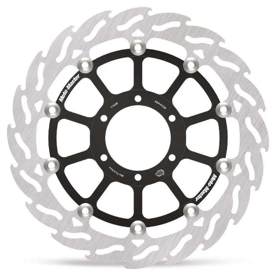 BMW S 1000 R [2025-2026] - FLAME floating aluminum brake disc - surface: black, silver - item no. 113209 – Image 1