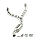 BMW R 1150 GS [1999-2004] - Silencer manifold without catalytic converter in stainless steel
