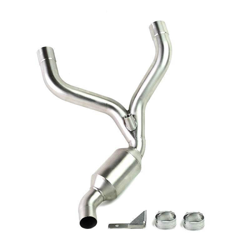 BMW R 1150 GS Adventure [2002-2006] - Silencer manifold without catalytic converter in stainless steel