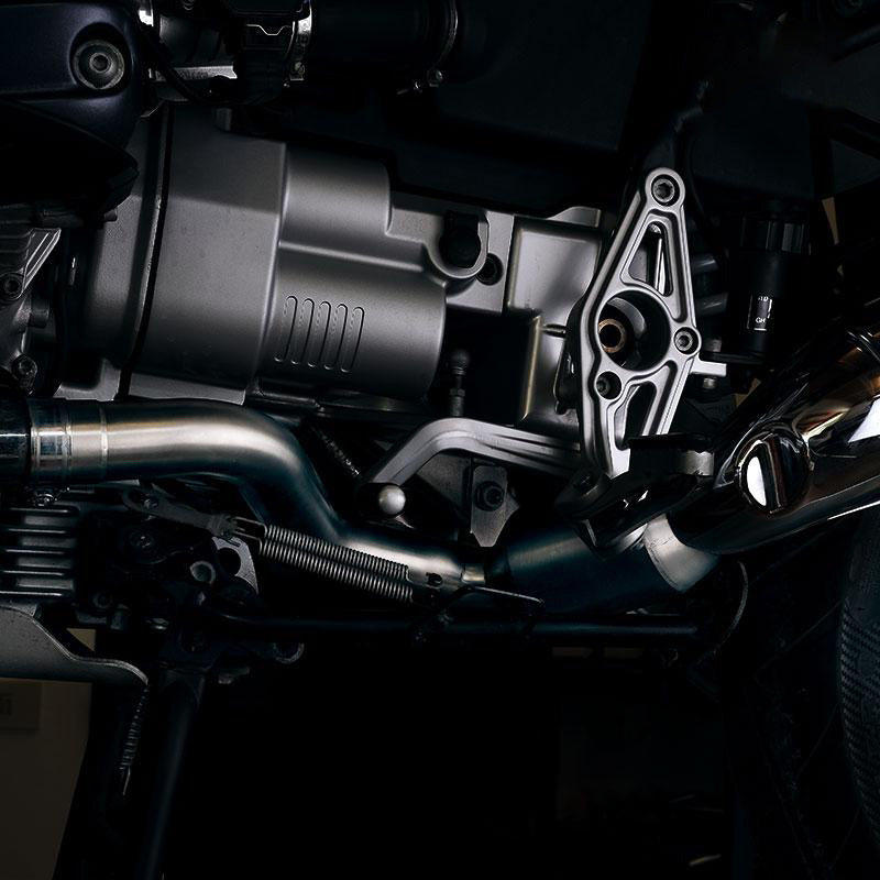 BMW R 1150 GS [1999-2004] - Silencer manifold without catalytic converter in stainless steel
