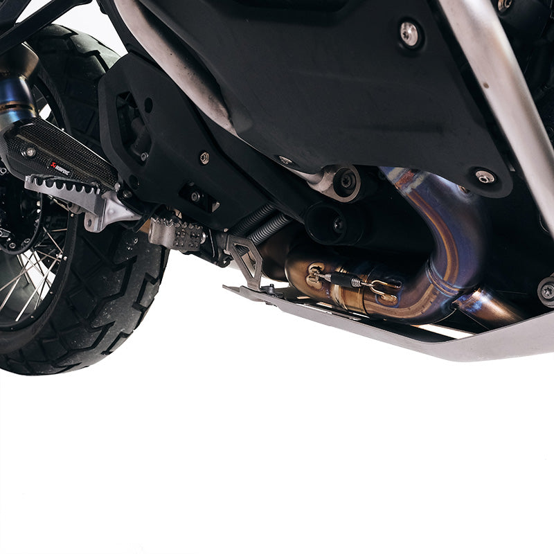 BMW R 1300 GS [2024–2026] - Akrapovic Titan-Auspuffkrümmer + Motorkontrollleuchte EURO 5 + und ADV