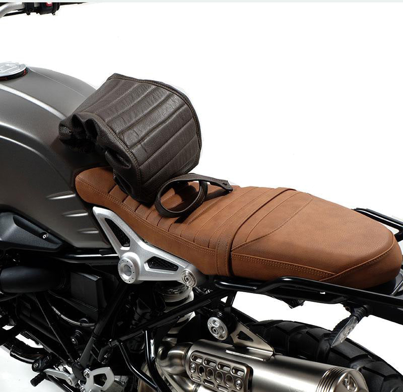 BMW R nineT 1200 Urban G/S (hoher Auspuff) [2017-2023] - Satteldecke in Leder (langer Sattel)