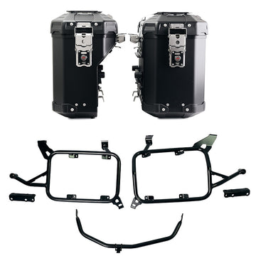 BMW F 850 GS Adventure [2019-2024] - Atlas Alu-Taschenpaar 39L + 32L + Atlas BMW F850GS und ADV Alu-Satteltaschenrahmen