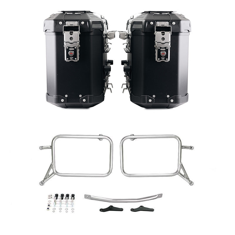 BMW R 1150 GS [1999-2004] - Atlas aluminum bag pair 39L + 39L + bag frame aluminum R850R - R1100R - R1150R, R850GS - R1100GS - & ADV