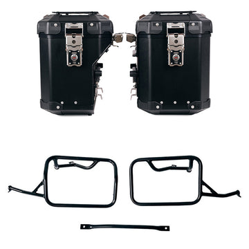 BMW R 12 nineT [2024-2026] - Atlas aluminum side case set 48L + 41L + Atlas aluminum saddlebag frame
