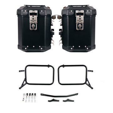 BMW R 1150 R [2000-2006] - Atlas Alu-Seitenkoffer-Set 48L + 48L mit Taschenrahmen