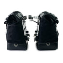 BMW R nineT 1200 Roadster [2014-2023] - Paar Cult-Seitentaschen aus Canvas 40L - 50L + Paar Aluminiumplatten