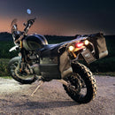 BMW F 900 GS [2023-] - Pair of Cult side bags in split leather 40L - 50L + aluminum plate
