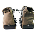 BMW F 900 GS [2023-] - Pair of Cult side bags in split leather 40L - 50L + aluminum plate