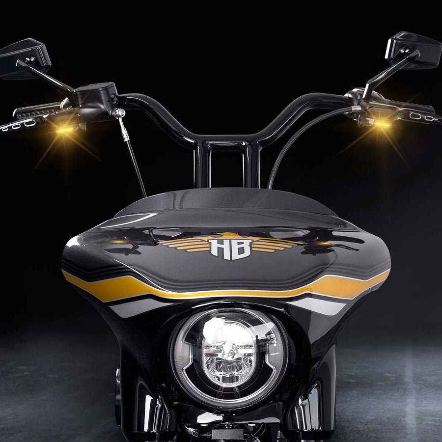 harley davidson fxsb [HEINZ BIKES] – LED handlebar indicators