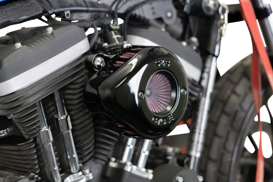 Harley-Davidson Xl 1200 Sportster [2020] - Air Stinger Stealth Luftfiltersatz – Oberfläche: Schwarz – Bild 5