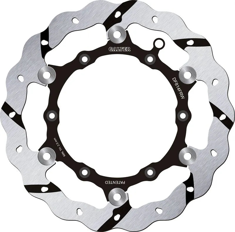 Beta RR 300 Racing [2022] - floating wave brake disc, grooved - picture 1