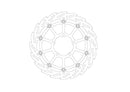 Triumph Street Triple 765 R ABS [2024-2026] - FLAME Schwimmende Alu-Bremsscheibe – Ausführung: Black Aluminum Carrier – Material: Aluminium – Typ: Schwimmend – Art.-Nr. 112439 – Bild 5