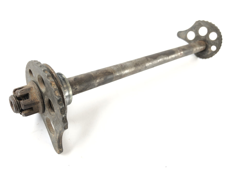 Yamaha XT 600 Zentere 34L [1985] - rear axle with chain tensioner
