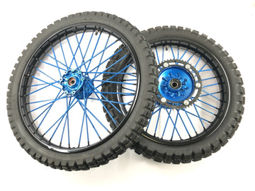 Yamaha DT 125 R DE03 [2000] - wheel set rims front 1.60 x 21" rear 1.85 x 18"