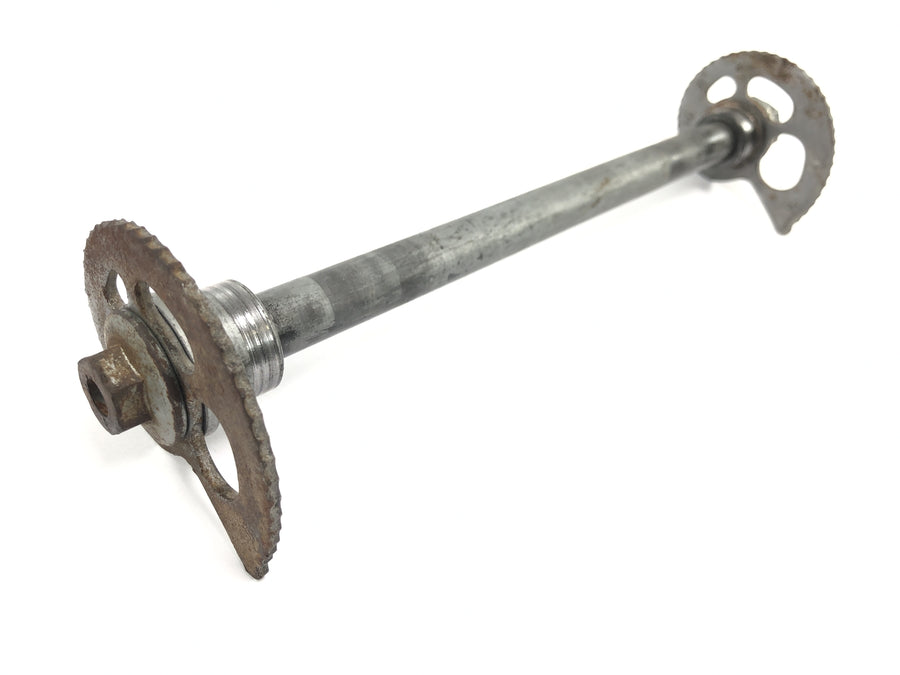 Honda XRV 750 Africa Twin RD04 [1992] - Rear wheel axle axle wheel axle tension axle with chain tensioner