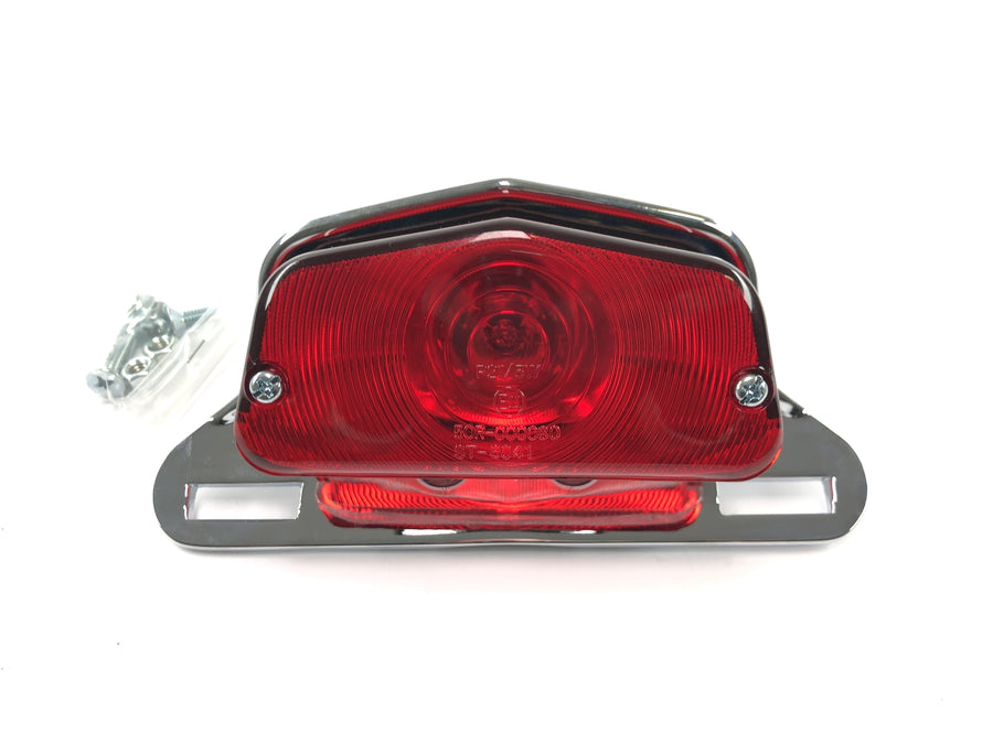 Kawasaki W 650 EJ650A [1999] - taillight taillight brake light with holder chrome not original