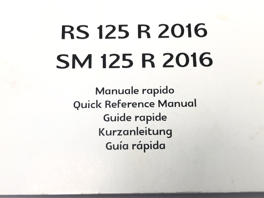 SWM RS 125 R B2 [2020] - Operating instructions manual
