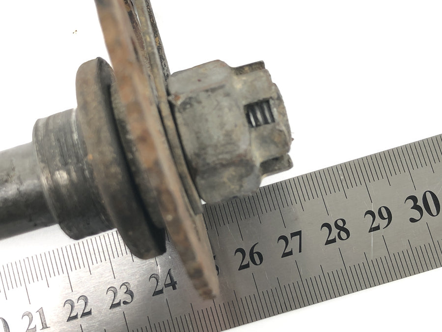 Honda XR 600 R PE04 [1992] - Rear wheel axle axle wheel axle with chain tensioner