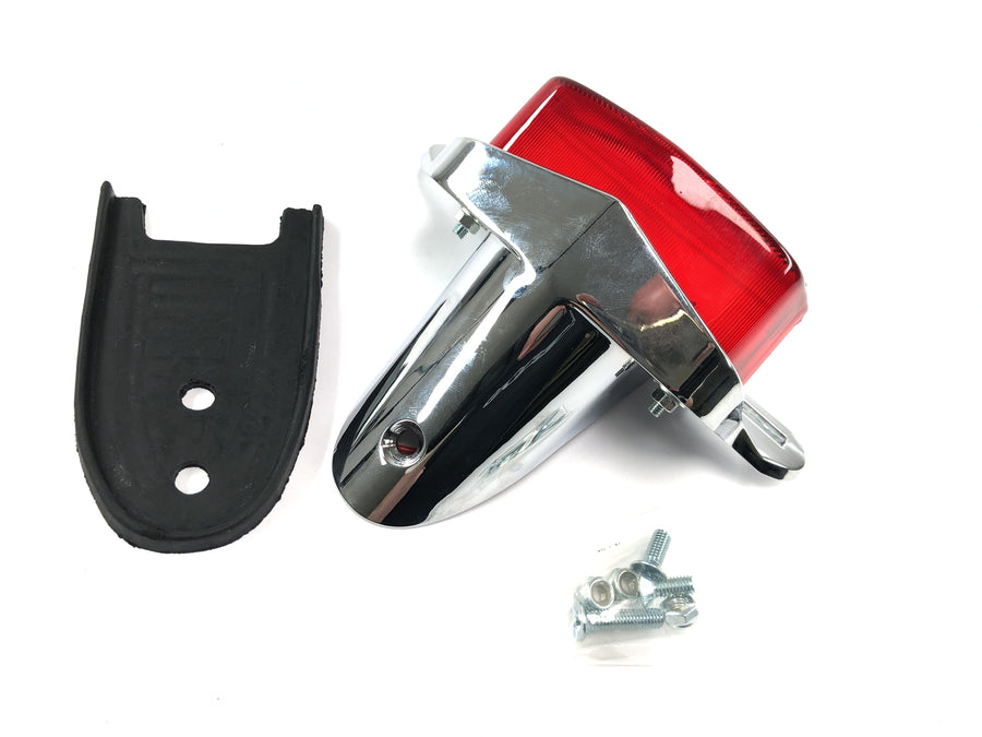 Kawasaki W 650 EJ650A [1999] - taillight taillight brake light with holder chrome not original