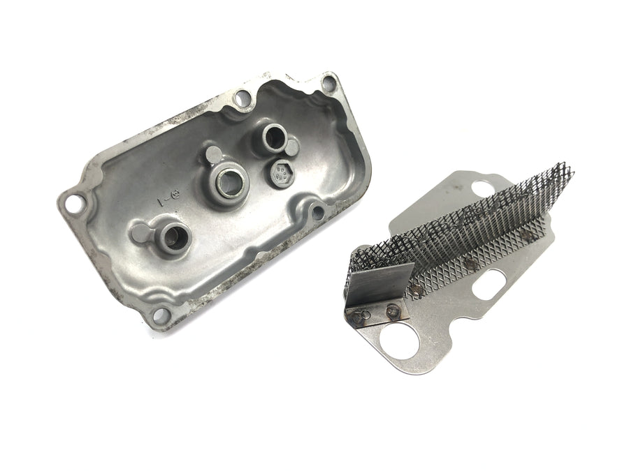Kawasaki W 650 EJ650A [1999] - Breather cover engine breather oil separator