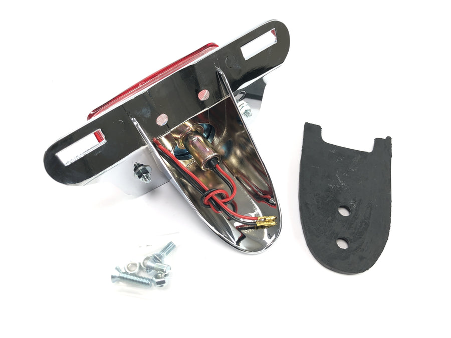 Kawasaki W 650 EJ650A [1999] - taillight taillight brake light with holder chrome not original