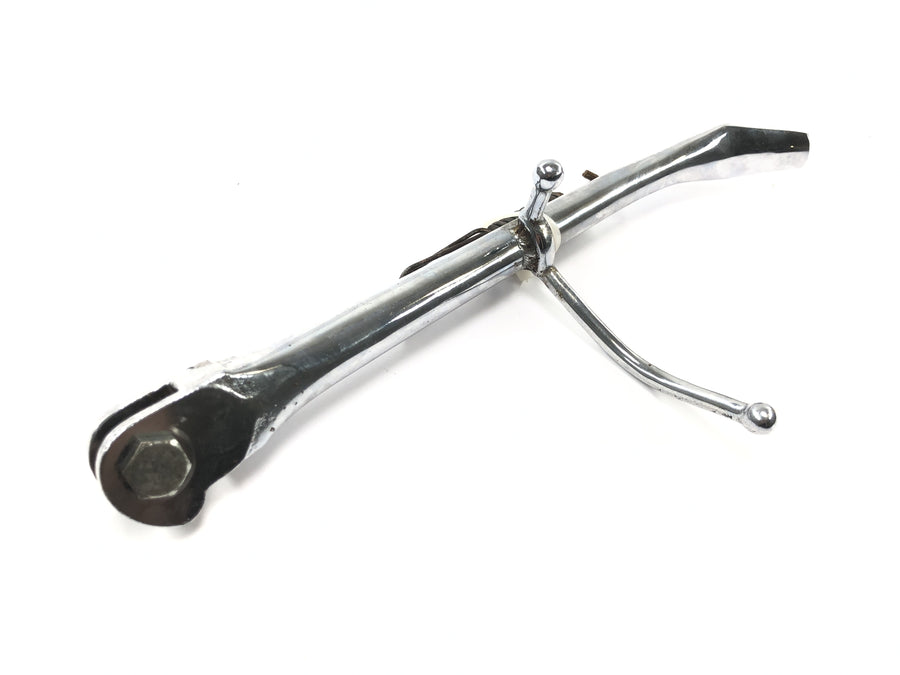 Triumph Speedmaster 900 [2003] - Side stand with spring Stand side support foldable chrome-plated