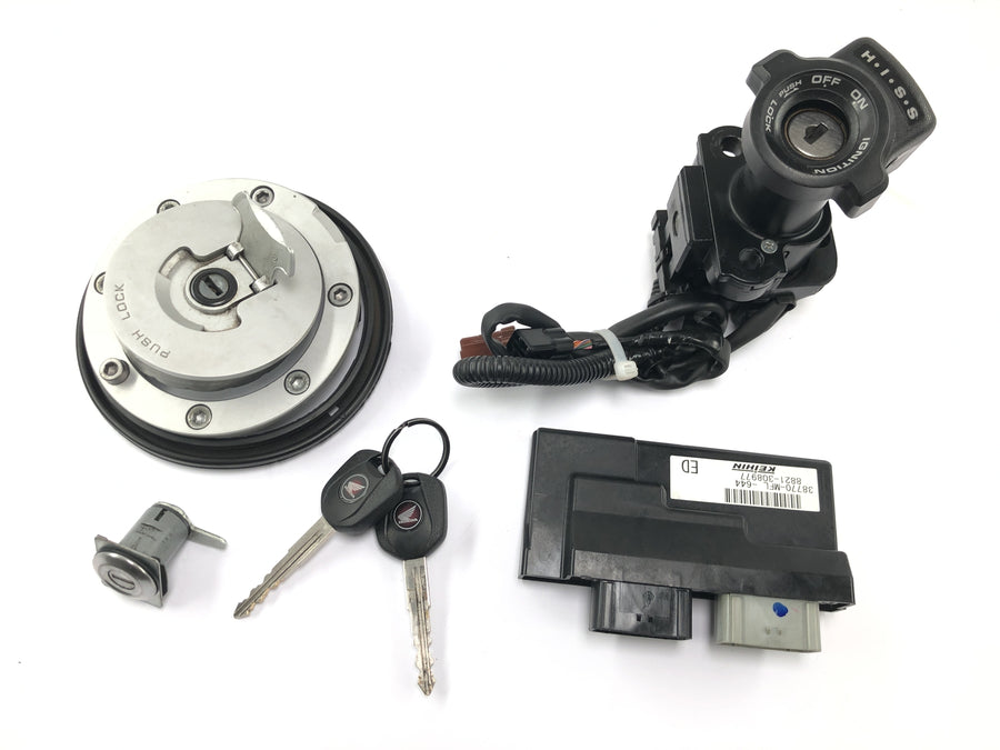 Honda CBR 1000 RR SC59 [2008] - Lock set with immobilizer ignition lock tank cap seat lock CDI