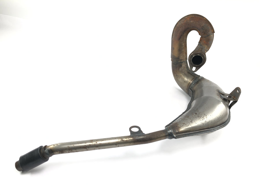 Yamaha DT 125 R DE03 [2000] - Exhaust system Giannelli exhaust manifold rear silencer end pot