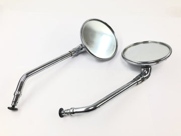 Triumph Speedmaster 900 [2003] - Rear view mirror set handlebar mirror pair chrome round